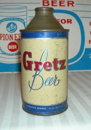 Gretz Cone Top Beer Can - Usbc 167 - 31