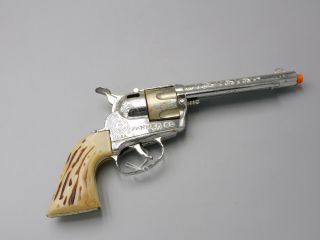 VINTAGE OLD 1959 - 65 MATTEL FANNER 50 REWIND GOLD CYLINDER BULLETS CAP GUN CG08 2