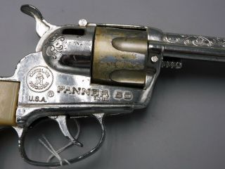 VINTAGE OLD 1959 - 65 MATTEL FANNER 50 REWIND GOLD CYLINDER BULLETS CAP GUN CG08 3