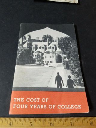 York Life Insurance Company Booklet Cost Of College 1960 