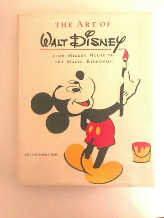 Disney The Art Of Walt Disney.  C.  1973/1983 Edition; Lg.  Hardcover Book.
