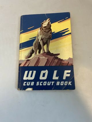 Vintage Boy Scout - 1961 Wolf Cub Scout Book