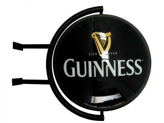 Guinness 20 " Globe Rotating Pub Lighted Sign Distributor Authentic Item - Nib