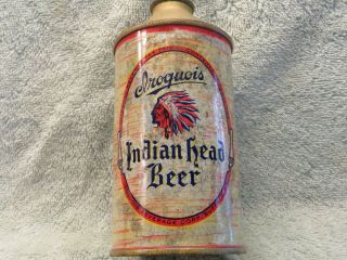 Iroquois Indian Head Beer Cone Top