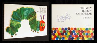 Eric Carle Signed - The Very Hungry Caterpillar,  Vintage Ed - Not Personalized