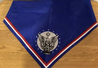 Vintage Bsa Boy Scouts Handkerchief Red White And Blue