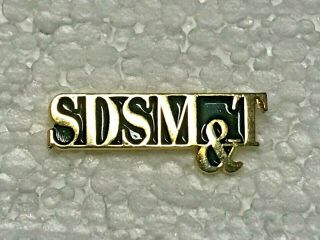 Sdsm&t Tie Tac Pin Pinback South Dakota School Of Mines & Technology