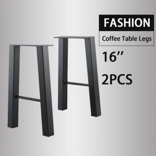 Black 16  Industry Table Leg Metal Steel Chair Bench Legs Diy Furniture