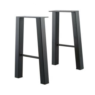 Black 16  Industry Table Leg Metal Steel Chair Bench Legs DIY furniture 2