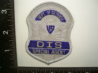 Vintage Federal Dod Defense Invest Svc Dis Sa Seal Patch Washington,  Dc Police