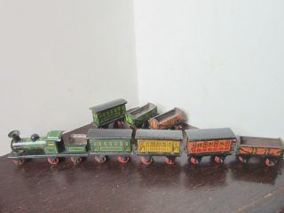 Vintage Train Penny Toy Cko Annees 20 Loco 9cm Wagon 5cm