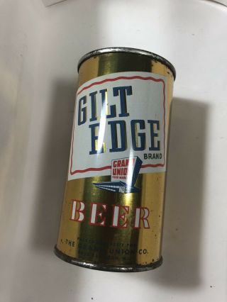 Gilt Edge Beer 12oz Flat Top Can Century Brewing Norfolk,  Va Usbc 69 - 37