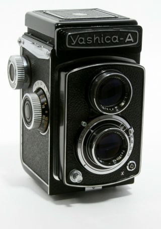 Vintage Yashica A Twin Lens Reflex Camera