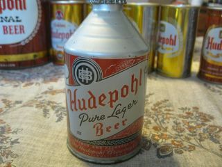 Hudepohl Pure Lager Beer Crowntainer Beer Can