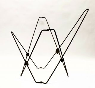 Vintage Folding Butterfly Black Chair Frame Only Mid - Century Modern
