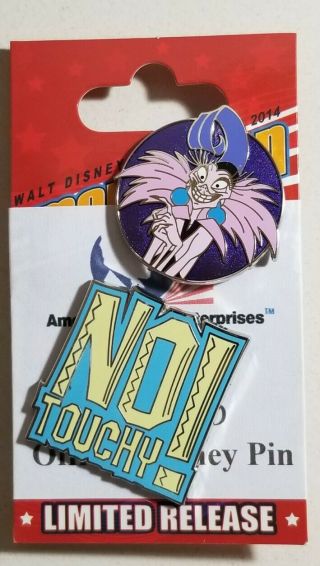 Disney Pins Emperors Groove 2020 Yzma & No Touchy Pin 133853 Traded On Card