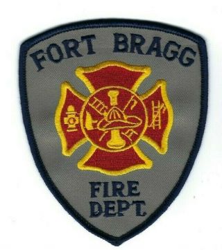 Us Army Fort Bragg Nc North Carolina Fire Dept.  Patch - Clothback