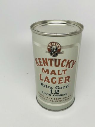 Kentucky Malt Lager - Flat Top Beer Can.  Frank Fehr - Louisville,  Kentucky - Ky
