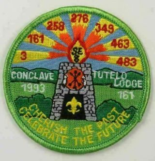 1993 Conclave Tutelo Lodge 161 Cherish The Past Celebrate The Future Lgr Bdr.  [c