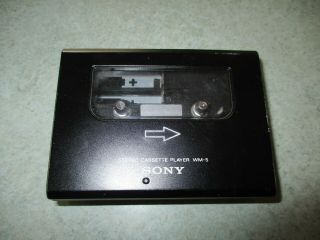 Vintage Sony Walkman Wm - 5 Full Metal With Case,  Good