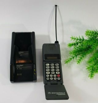 Vintage Motorola Digital Personal Communicator Ameritech Cell Phone - Charger Plug