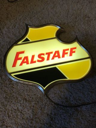 Vintage Falstaff Beer Lighted Sign (very Rare)