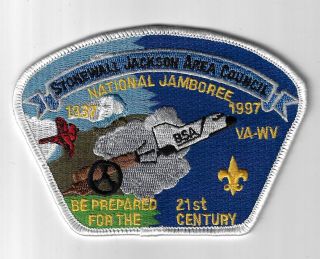 1937 - 1997 National Jamboree Jsp Stonewall Jackson Area Council Wht Bdr.  [ell - 310