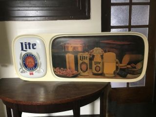 Vintage 1978 MILLER LITE BEER Light Up Sign - Large 49 