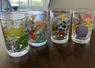 Mcdonalds,  Disney 100 Years Of Magic Glass,  Complete Set Of 4