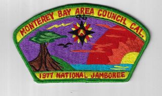 1977 National Jamboree Jsp Monterey Bay Area Council Cal.  Grn Bdr.  [ell - 124]