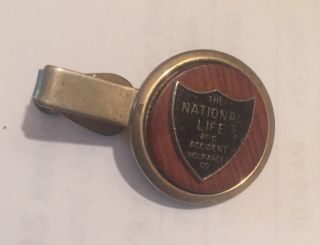 Vintage Cuff Link - The National Life And Accident Insurance Co.