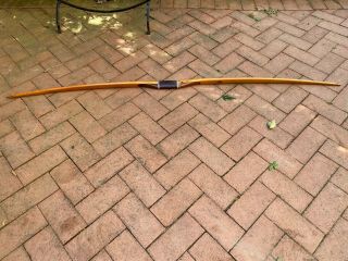 Vintage Outdoor Sports Mfg Co Wood Wooden Osage Longbow Long Bow 66 "