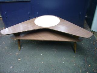 Vintage Boomerang Atomic Mid Century Two Tier Coffee Table