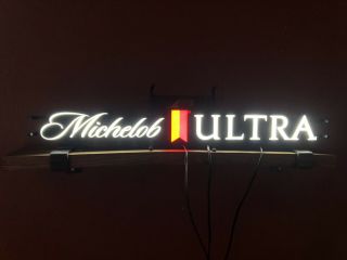 Michelob Ultra Horizontal Led Opti Neo Neon Beer Sign Bar Light