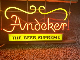 1960’s Andeker Neon Light “by Pabst Brewing Co”