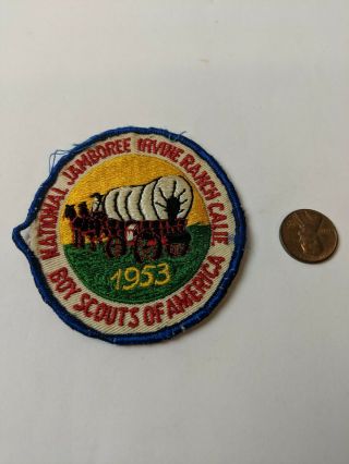 Vintage 1953 National Jamboree Pocket Patch Boy Scout