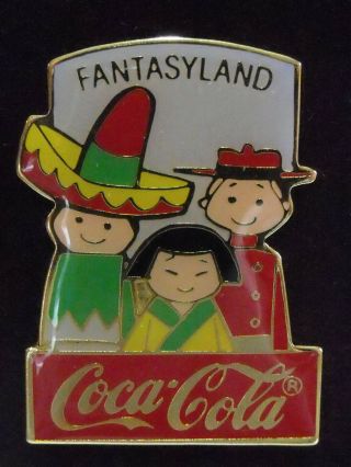 1986 Disney Coke 15th Coca Cola Fantasyland It 