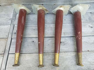 Mid Century Modern Tapered Wooden Furniture Table Legs (4)