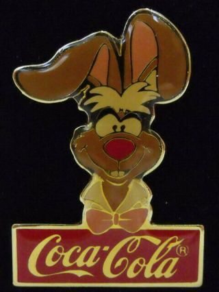 1986 Disney Coke 15th Coca Cola March Hare Alice In Wonderland Le Pin Rare