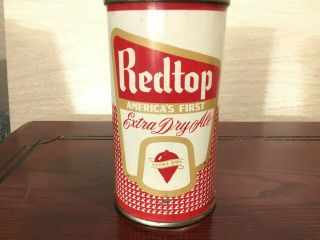 Redtop Ale (like 120 - 21) Empty Flat Top Beer Can By Terre Haute Terre Haute,  In