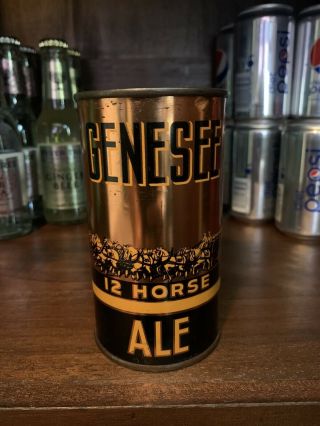 Genesee 12 Horse Ale Oi Flat Top - Genesee (ny) - Usbc 68 - 17