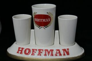 Vintage 1934/1946 Deco Hoffman Ceramic Beer Foam Scraper Holder Extremely Rare