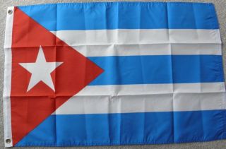 Cuba Cuban Country International State Polyester Nylon Flag 2 X 3 Feet