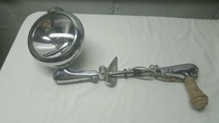 Vintage 40s - 50s Unity Auto Chrome Spotlight Piece Cleaned And