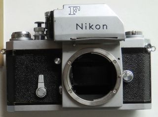 Vintage Nikon F Camera Body With Associated Nikon Book And Literature