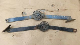 1941 1948 Ford Sedan Trunk Lid Stay Up Arms Pair Supports Mercury