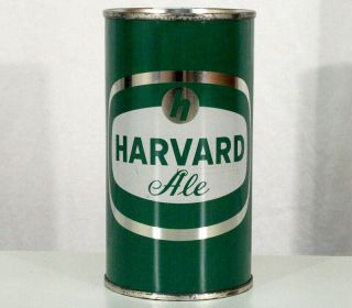Harvard Ale •silver Trim• Flat Top Beer Can Hampden Willimansett,  Massachusetts,