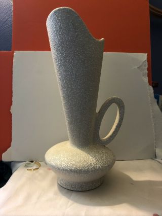 Mid Century China Craft Ceramic Splatter Ewer Vase Pitcher C - 414 1950 