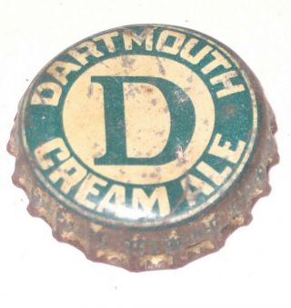 Dartmouth Cream Ale Early Beer Bottle Cap Commonwealth Brewing Co Springfield Ma