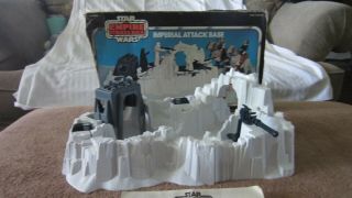 Star Wars Vintage Complete Imperial Attack Base Playset W/box And Instructions